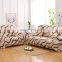 China Supplier cheap Beige Wave Elastic full Sofa Cover Printed Modern Sofa Cover