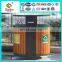 Outdoor Wooden Plastic Composites WPC Waste Bin, Recycle Bin, Garbage Bin