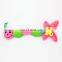 Wholesale snake shape colourful stuffed chew pet dog plush toy squeaky toys