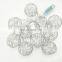 YIWO Holiday Decoration Christmas Led Light Silver Metal Ball Shaped String Lights Golden Fairy Lights For Home Party Decoration
