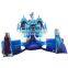 Large 2 Lanes Waterslide Inflatable Water Slide With Pool