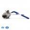Mini CF8 CF3 Body Can Casting Logo Manual Ball Valve For Nitric Acid
