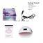 50w big size UV LED 2 in 1 Gel Light Nail Polish Dryer For Fingernail Toenail Manicure, Gel Nail Light Dryer