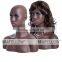 Black Head mannequin Women Head Fiberglass Cheap Female Head mannequin S1