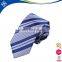 100% Polyester striped neck tie with customized logo