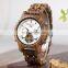 Hot Sales BOBO BIRD Special Design Luxury Wood Chronograph Multifunction Watch Gift for Female