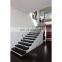 For Custom Prefab Houses Metal Clear Attic Fold Up Wall Stairway Stainless Steel Stair