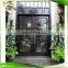 wrought iron exterior double entry doors with sidelight for home