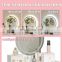 Makeup Dressing Table with Lighted LED Touch Screen Dimming Round Mirror