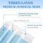 Easy To Carry Masque Chirurgical Medical 3 PLIS 10PCS/Bag Disposable Surgical Face Mask