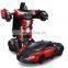 New design big size high speed 2.4G remote control deformation robot car toy for Children