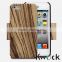 2014 New Arrivel Hot Wood Lines Luxury fashion Case For mobile phone With card Holder Flip cover Cell Phone Case