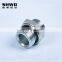 hose connectors pipe fittings 1D Series Metric Male Bite Type pipe fitting Adapter