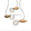 Home Indoor Pendant Lighting Firefly Wood Contemporary Pendants Light Modern Wooden Chandelier