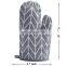 Oven Mitts and Potholders BBQ Gloves-Oven Mitts and Pot Holders with Recycled Cotton Infill Silicone Non-Slip Cooking Gloves