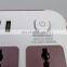 New Design High Quality Fashion electrical products 3 plug 6 usb plug universal plug sockets extension socket