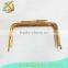 Fashionable metal square clutch purse frames
