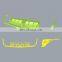 KO B900 Front Lip Rear Diffuser With Tips PP/ CF Car Assembly Set For Mercedes Benz 2014-2017