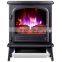 Ecological Bellows Classical Tall Dark Built Simple Electric Patio Fireplaces