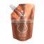 custom printing fish soy sauce container food retort pouch aluminum foil golden packaging bag stand up pouch with spout