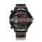 CURREN Three - eye Calendar With Quartz Skin Waterproof Watch For men