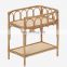High Quality Doll Changing Table in Rattan, Mini Beige Rattan Bed for Dolls Best Price Wholesale Vietnam Supplier