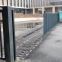 Easy Installation Industry Park Automatic Telescopic Driveway Gate Road Safety Products Underground Custom Fencing Gates