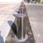 Factory Pavement Access Mall 304 Stainless Steel Metal Mechanism Barrier 6mm Thickness Protective Automatic Rising Bollards