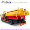 Isuzu Vacuum suction truck operation manual, Dongfeng 8cbm Sewage Suction Cleaning Truck High-pressure Multi-functional Sanitation Vehicle