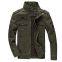 Denim Fashion Color Casual Sports Windproof Men's Long Sleeves Loose Jacket