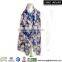 100% Polyester flower Printed Woven Scarf