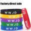 OEM Custom Printing Technology Religious Belief Silicone Bracelet Anti-toxic Odor-free High-quality Activities Wristbands