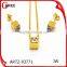 Nigerian Beads Jewelry Set Wedding Stainless Steel Jewelry Neckalce Sets
