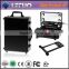 Lighting Rolling Cosmetic Case with mirrior,Professional Makeup Case with lights and Clasp Key ,make up case