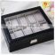 high-end luxury handmade pu leather branded watch box                        
                                                                Most Popular