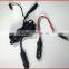 NEW Double Male Plug Pigtail Cigarette plug with 18AWG 2C 105c300V Power Cable Assembly