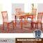 Extendable dining table in wood furniture polish colors tea