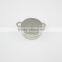 Round flat magnetic jewelry necklace buckle clasp with loops