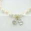 FASHION FRESH WATER PEARL RHINESTONE,INITIAL CHARM BRACELET