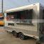 White biaxial food truckNEW 4M Enclosed Food Vending Mobile Kitchen Concession Catering Trailer