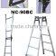 Folding aluminum household step ladder type cable tray