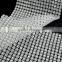 18 rows rhinestone trimming mesh, elasitc stretch rhinestone strass trimming roll