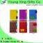 Colourful locker notepad/convinient notepad/silicone notebook /paper notepad