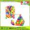 Colorful Wooden 2.5cm Cube Wooden Puzzle Building Blocks