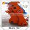 class 200 excavator hydraulic tilt quick hitch coupler