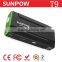 sunpow 13600mAh Lithium Battery power bank 12V Auto Portable Mini car booster Multi-Function 12v car jump starter