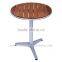 2016 wooden modern round coffee table