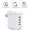 2016 factory price cheap travel multiport USB Charger 4 port wholesale mini usb wall charger