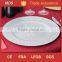Hot selling silver mosaic custom charger plates glass for wedding