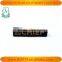 custom metal highlight embossed aluminum name plate label gold nameplate